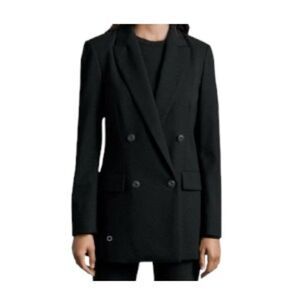 Rag & Bone Andie Twill Blazer Black 0 NWT